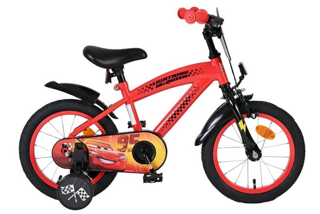 Volare Disney Cars Kinderfahrrad - Jungen - 14 Zoll - Rot