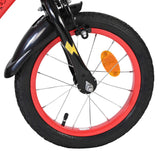 Volare Disney Cars Kinderfahrrad - Jungen - 14 Zoll - Rot - Zwei Handbremsen