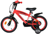 Volare Disney Cars Kinderfahrrad - Jungen - 14 Zoll - Rot - Zwei Handbremsen