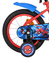 Volare Marvel Spider-Man Kinderfahrrad - Jungen - 14 Zoll - Rot/Blau
