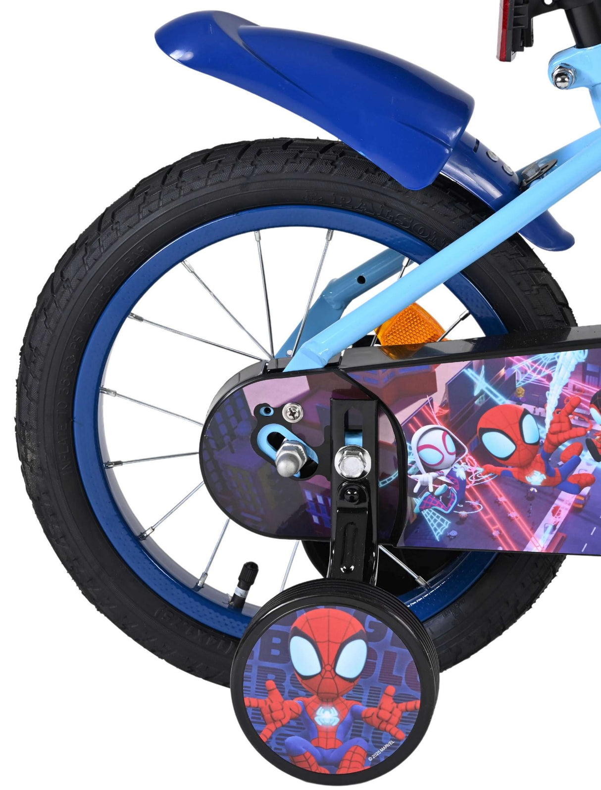 Volare Spidey Kinderfahrrad - Jungen - 14 Zoll - Blau