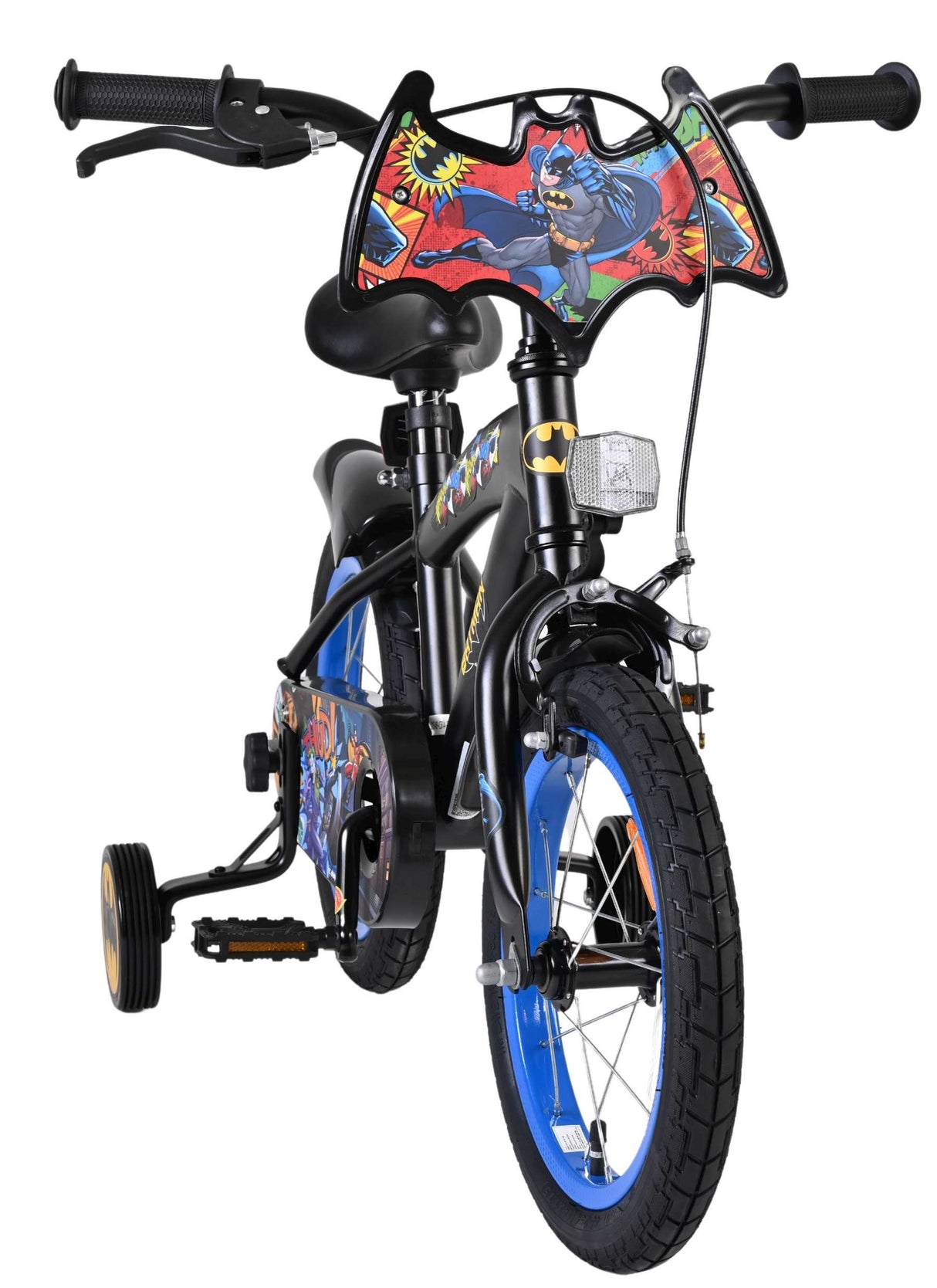 Volare Batman Kinderfahrrad - Jungen - 14 Zoll - Schwarz