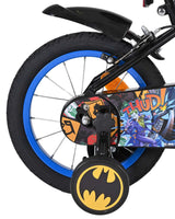 Volare Batman Kinderfahrrad - Jungen - 14 Zoll - Schwarz - Zwei Handbremsen