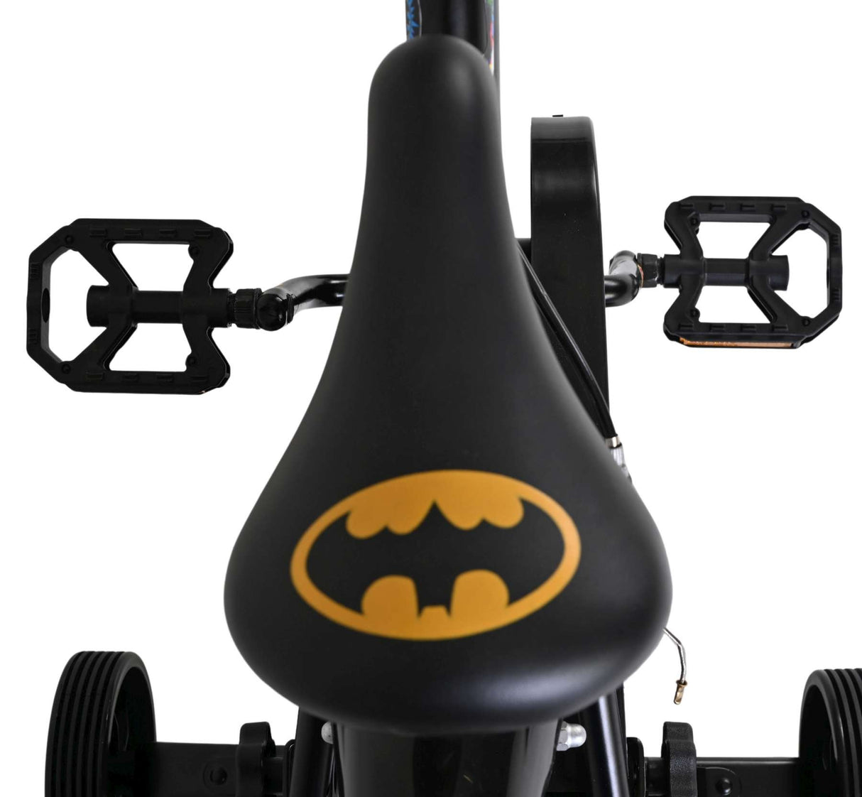 Volare Batman Kinderfahrrad - Jungen - 14 Zoll - Schwarz - Zwei Handbremsen