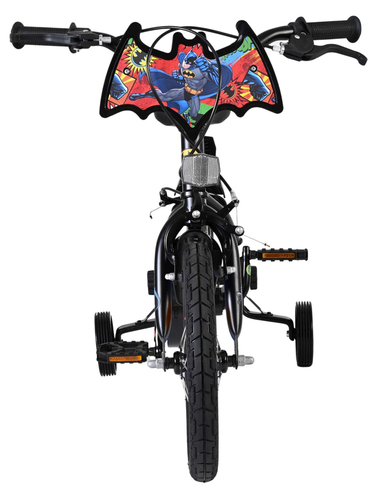 Volare Batman Kinderfahrrad - Jungen - 14 Zoll - Schwarz - Zwei Handbremsen