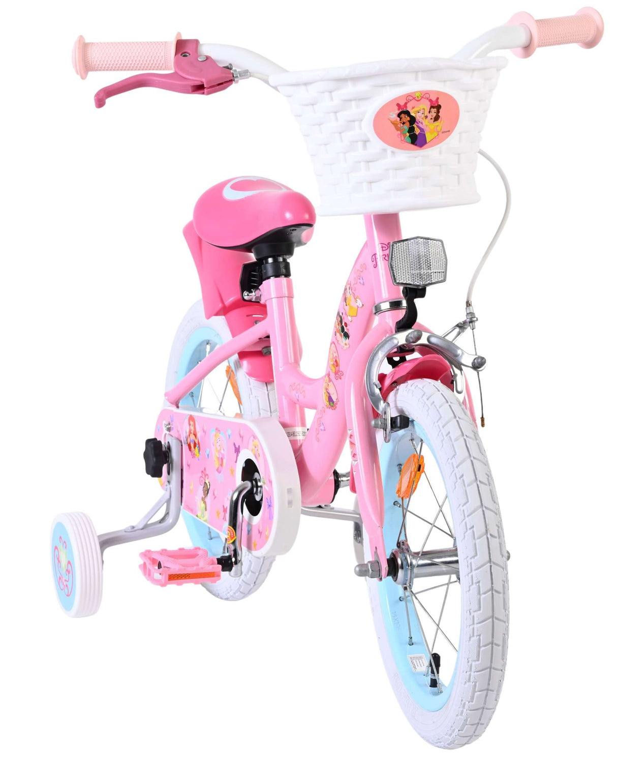 Volare Disney Princess Kinderfahrrad - Mädchen - 14 Zoll - Rosa
