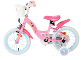 Volare Disney Princess Kinderfahrrad - Mädchen - 14 Zoll - Rosa