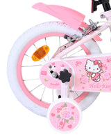 Rosa Kinderfahrrad mit Hello Kitty Design und weißen Reifen