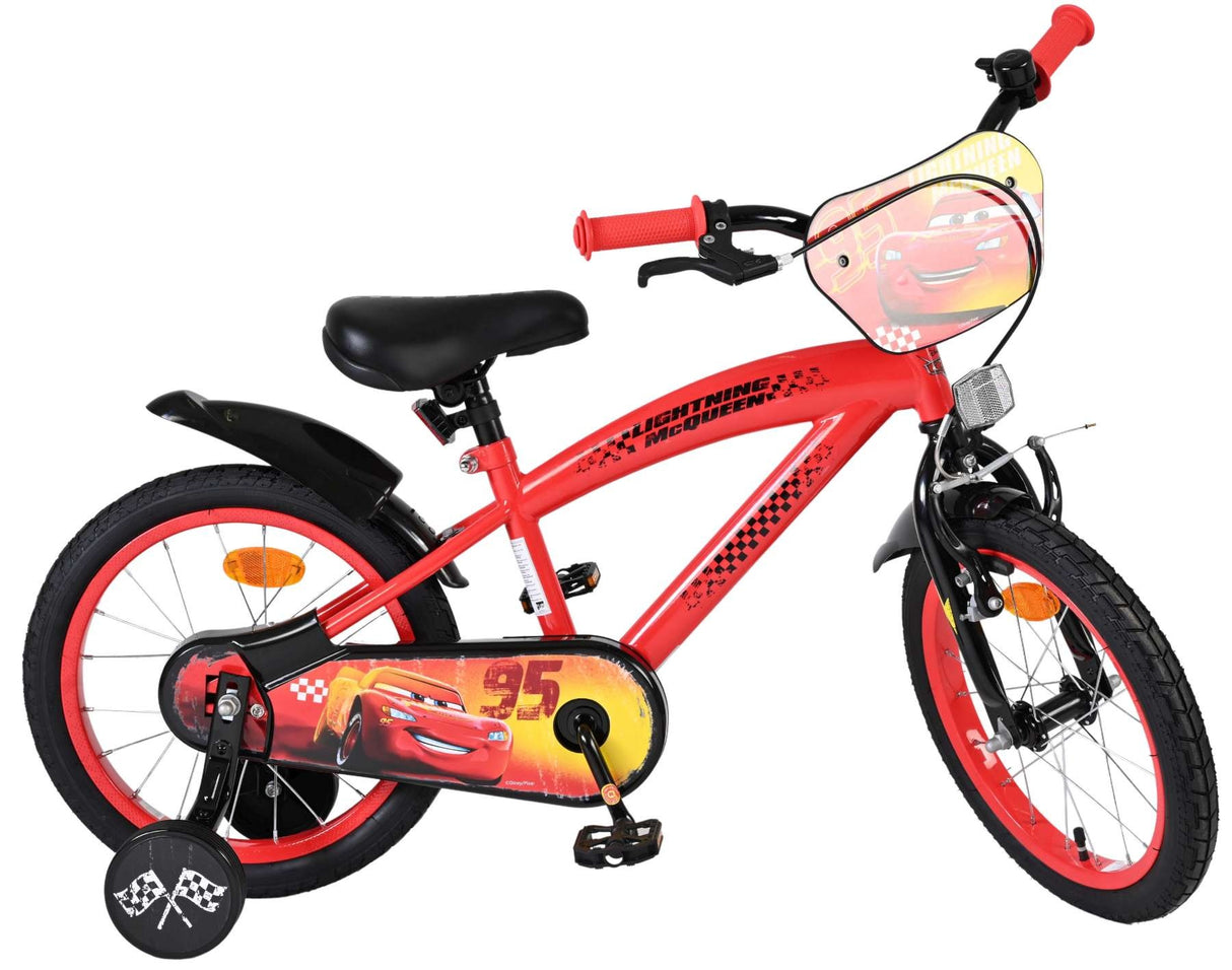 Volare Disney Cars Kinderfahrrad - Jungen - 16 Zoll - Rot