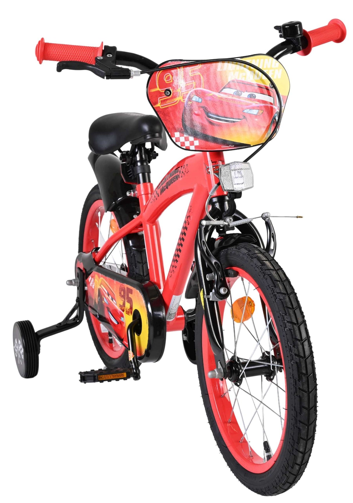 Volare Disney Cars Kinderfahrrad - Jungen - 16 Zoll - Rot