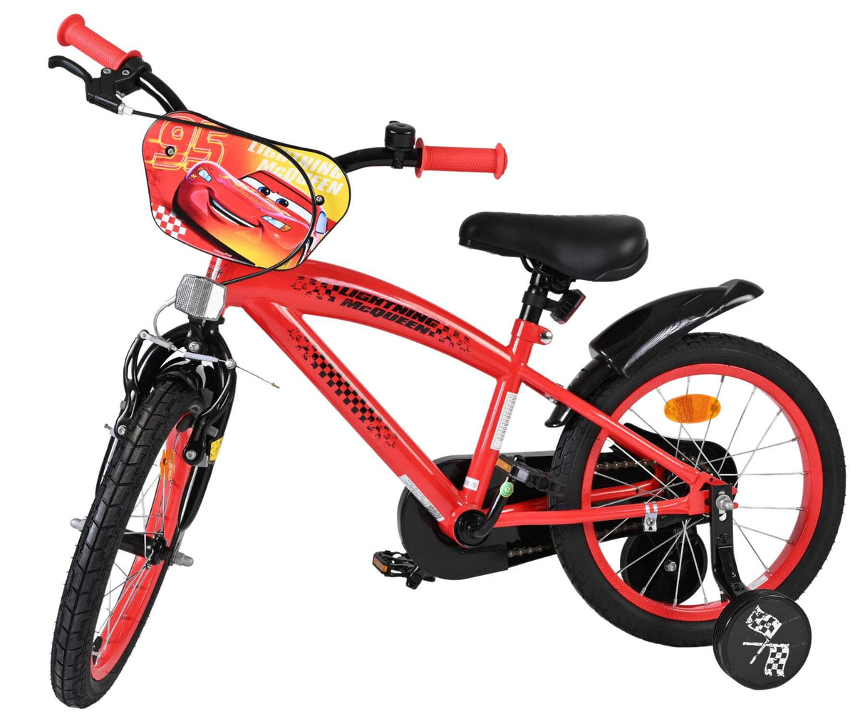 Volare Disney Cars Kinderfahrrad - Jungen - 16 Zoll - Rot