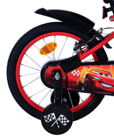 Volare Disney Cars Kinderfahrrad - Jungen - 16 Zoll - Rot - Zwei Handbremsen