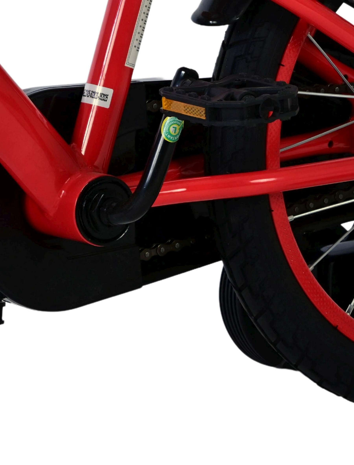 Volare Disney Cars Kinderfahrrad - Jungen - 16 Zoll - Rot - Zwei Handbremsen