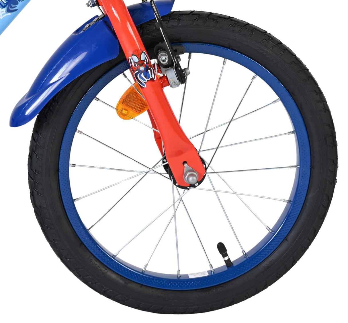 Volare Spidey Kinderfahrrad - Jungen - 16 Zoll - Blau