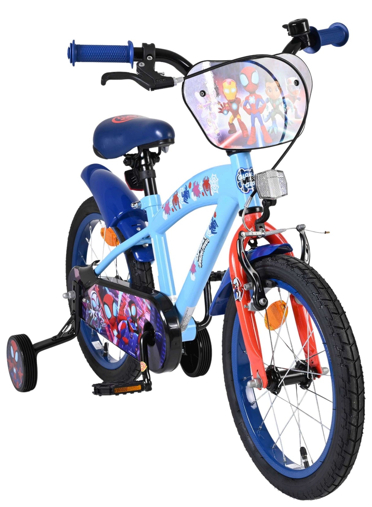 Volare Spidey Kinderfahrrad - Jungen - 16 Zoll - Blau