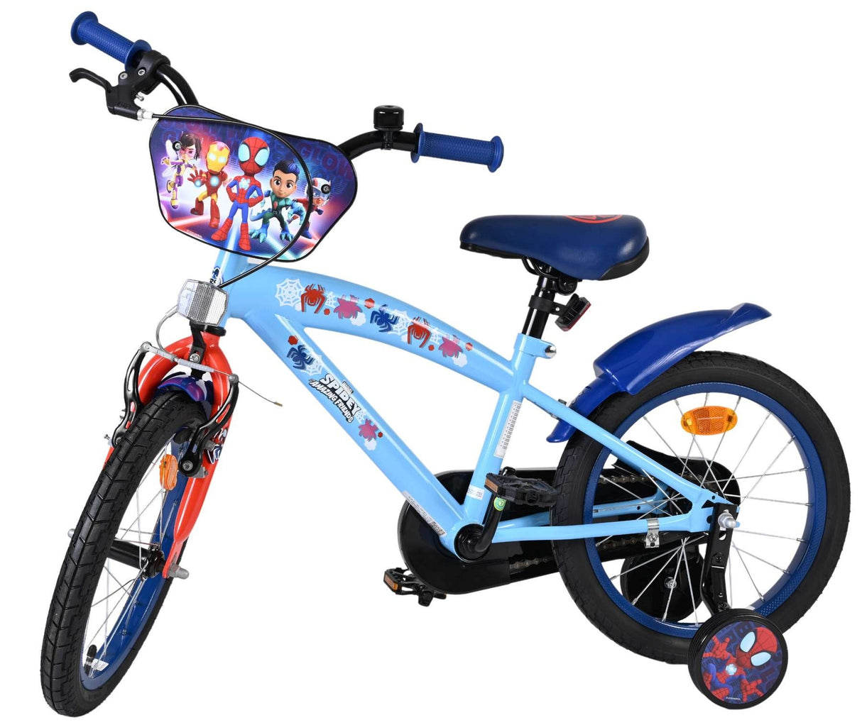 Volare Spidey Kinderfahrrad - Jungen - 16 Zoll - Blau