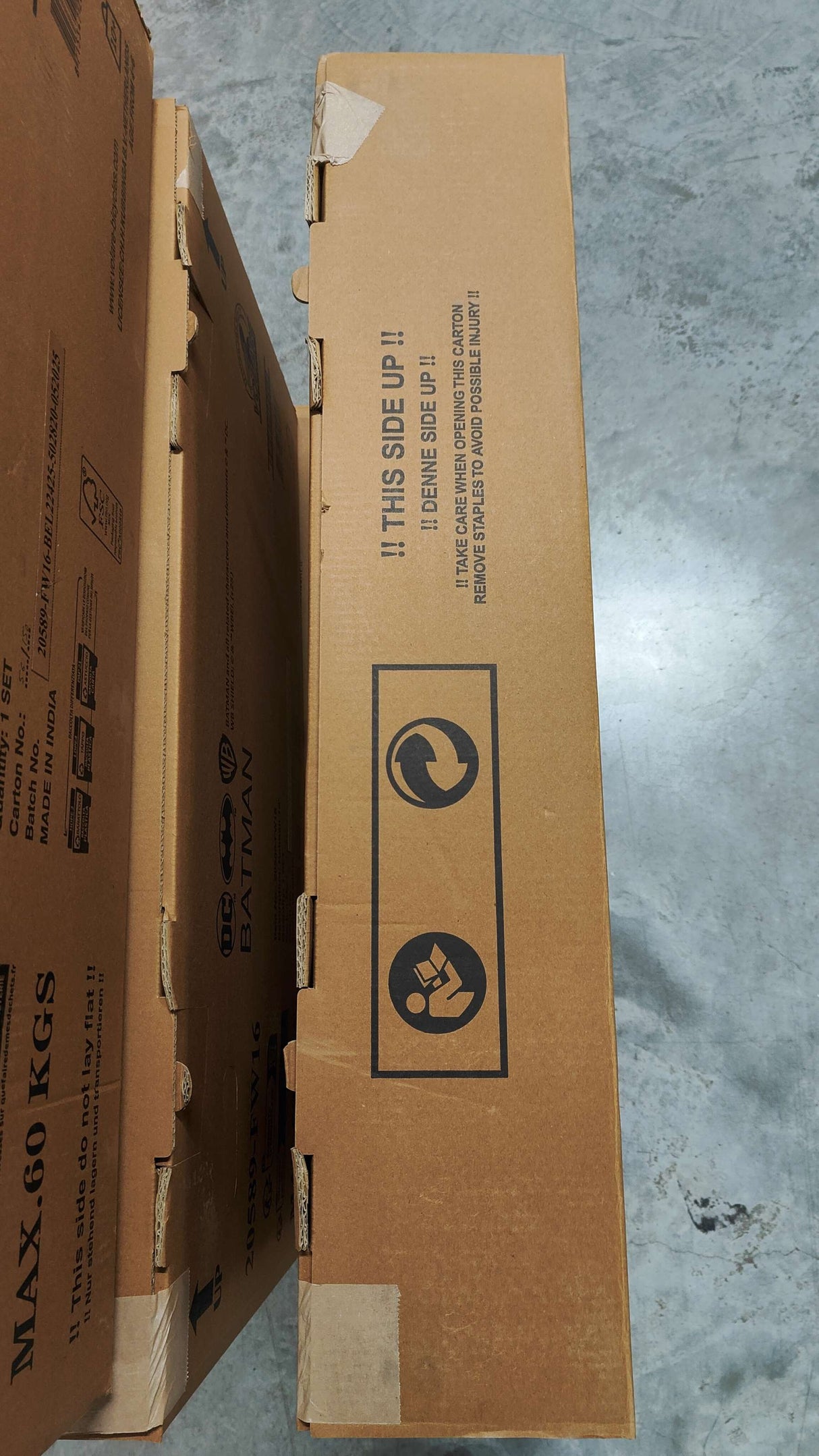 Volare Batman Kinderfahrrad - Jungen - 16 Zoll - Schwarz - 2 Handbremsen