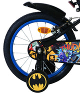 Volare Batman Kinderfahrrad - Jungen - 16 Zoll - Schwarz - 2 Handbremsen