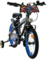 Volare Batman Kinderfahrrad - Jungen - 16 Zoll - Schwarz - 2 Handbremsen