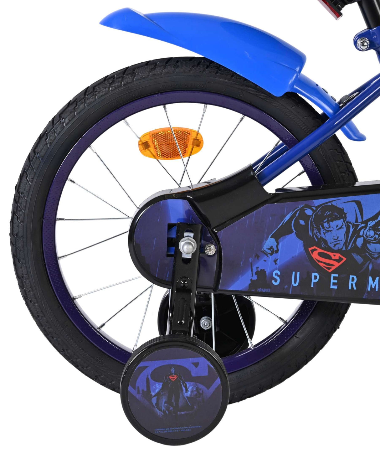 Volare Superman Kinderfahrrad - Jungen - 16 Zoll - Blau