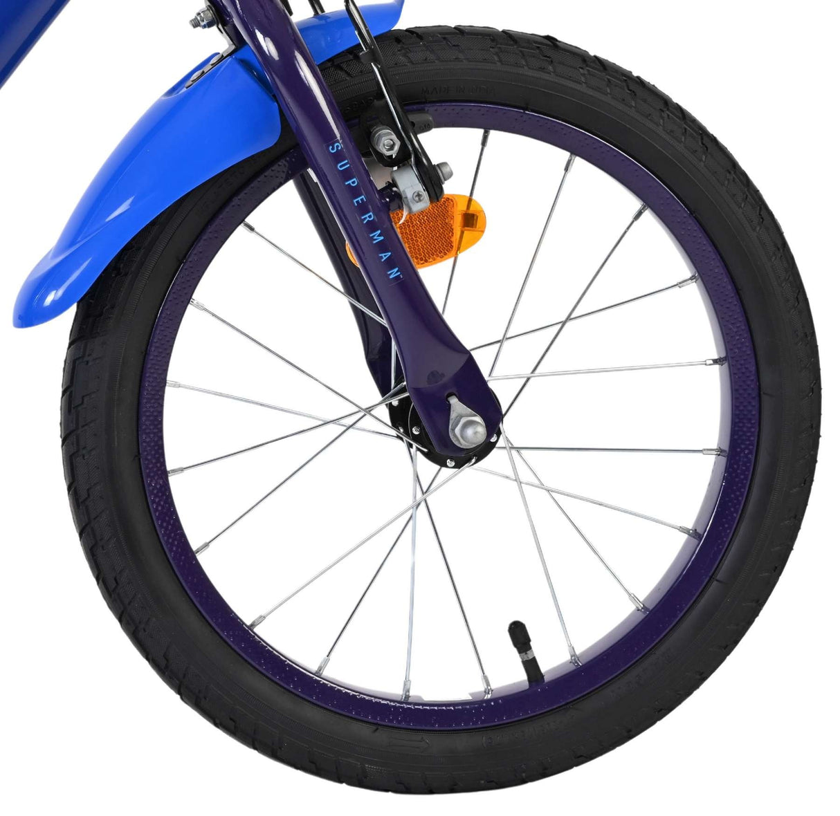 Volare Superman Kinderfahrrad - Jungen - 16 Zoll - Blau