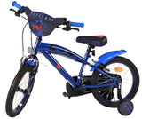Volare Superman Kinderfahrrad - Jungen - 16 Zoll - Blau - Zwei Handbremsen