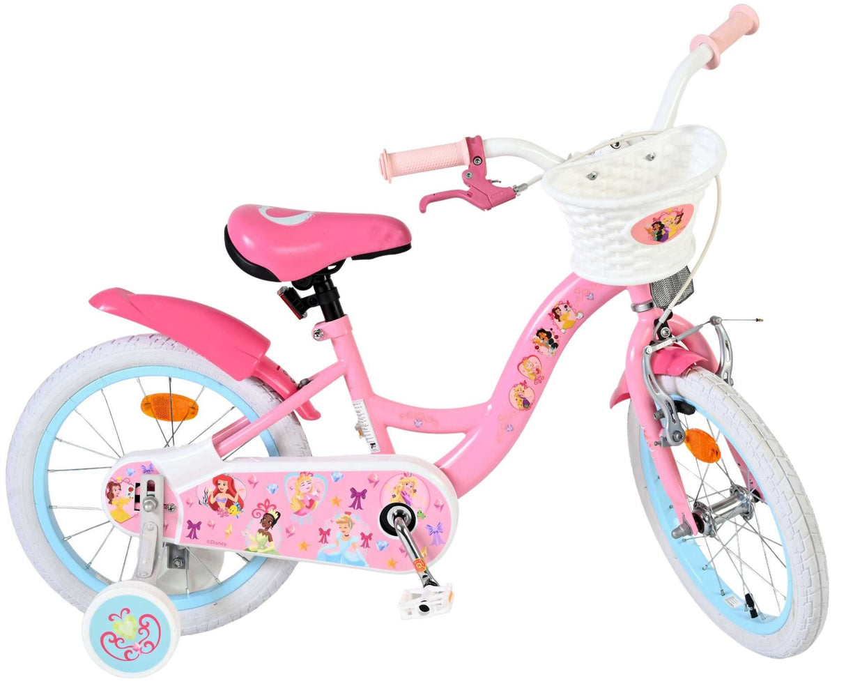 Volare Disney Princess Kinderfahrrad - Mädchen - 16 Zoll - Rosa