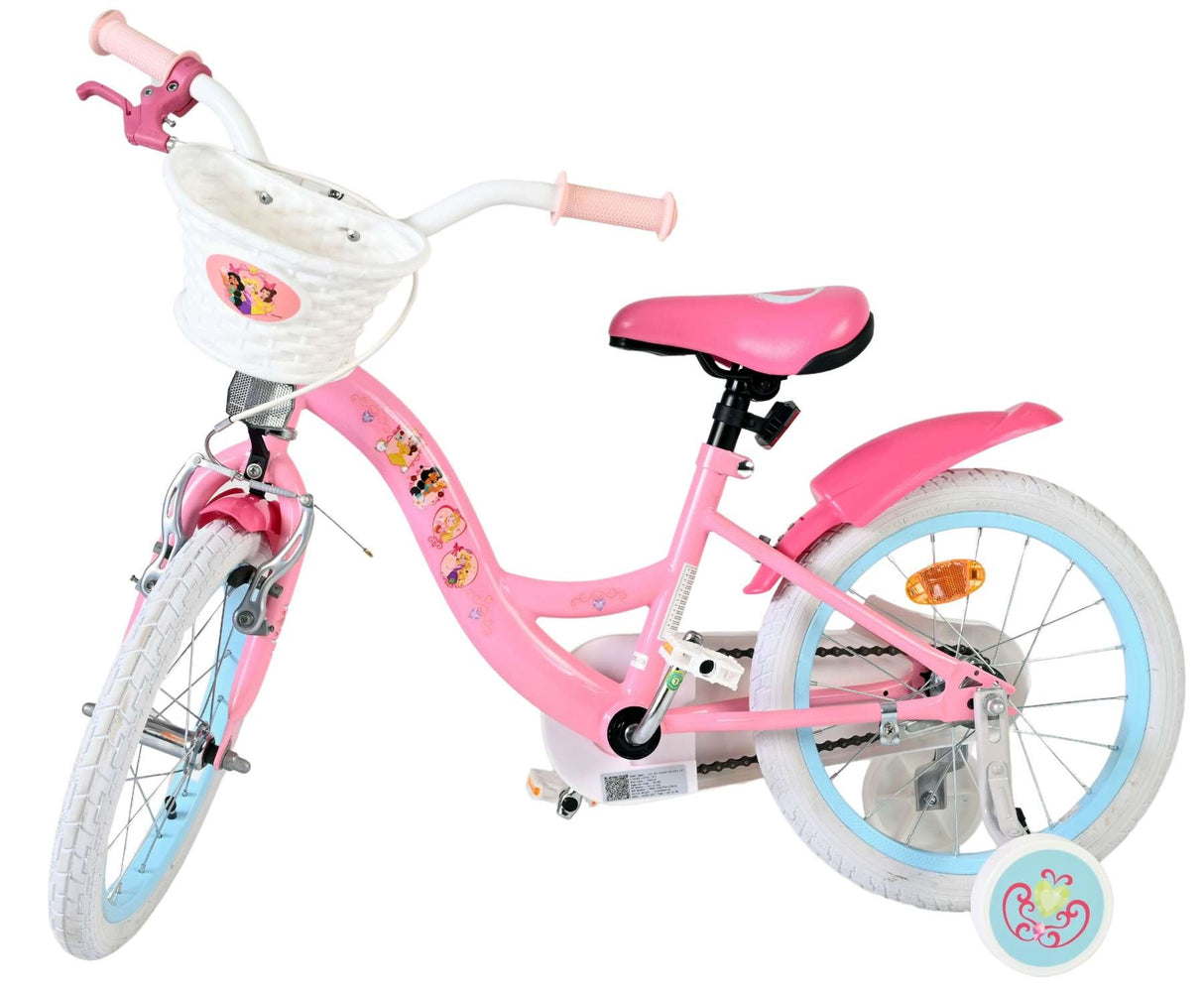 Volare Disney Princess Kinderfahrrad - Mädchen - 16 Zoll - Rosa