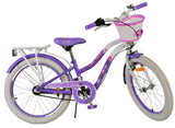 Volare Lovely Kinderfahrrad - Mädchen - 20 Zoll - Lila - 3 Gänge
