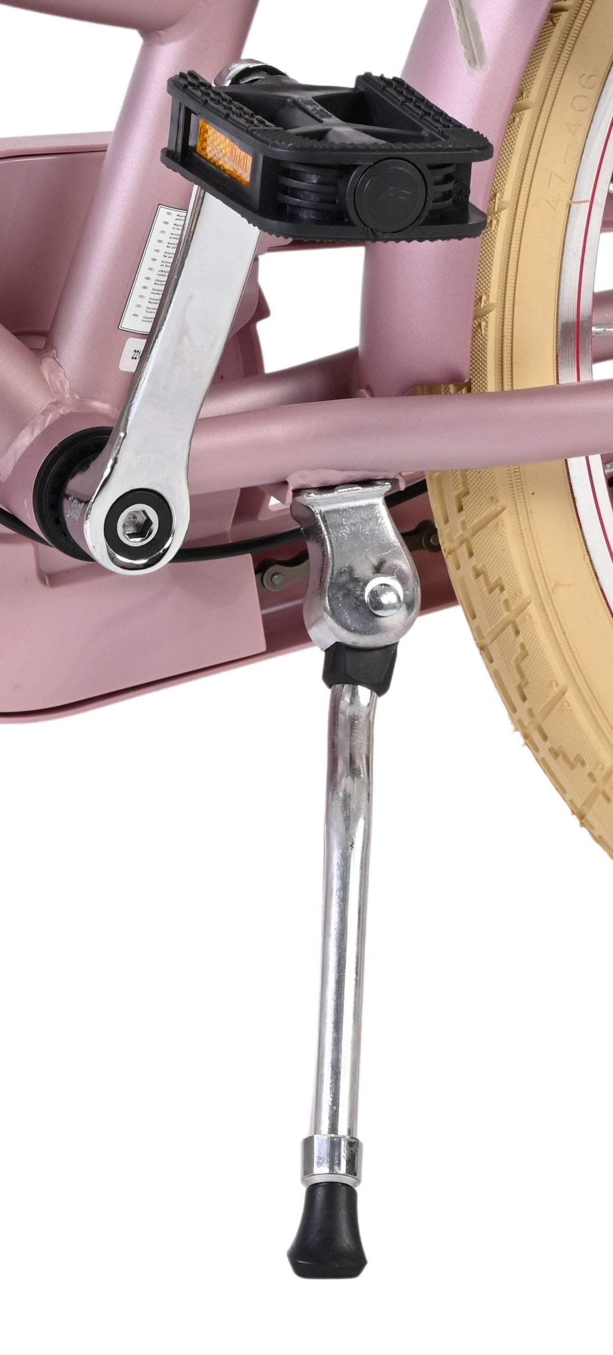 Volare Excellent Kinderfahrrad - Mädchen - 20 Zoll - Mattrosa - 3 Gänge