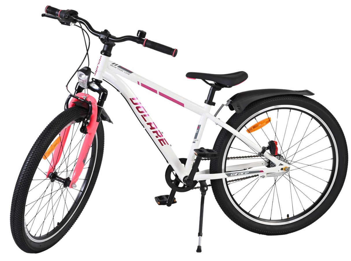 Volare XC Race Kinderfahrrad - 24 Zoll - Nexus 3 - Weiß/Pink