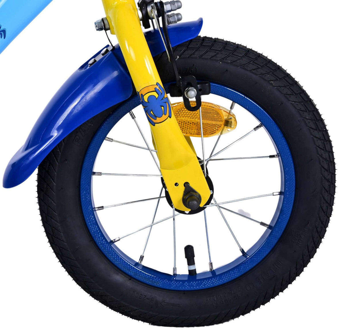 Volare Little Heroes Kinderfahrrad für Jungen 12 Zoll Blau mit Handbremsen