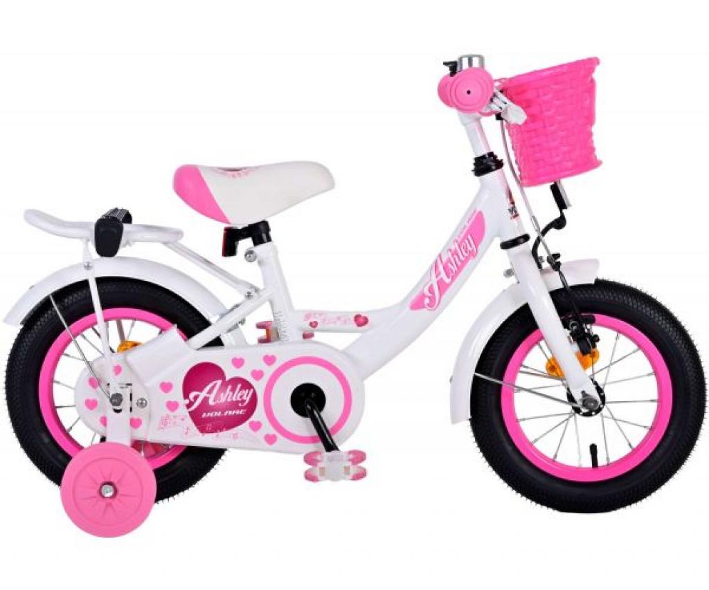 Volare Ashley Kinderfahrrad - Mädchen - 12 Zoll - Weiß