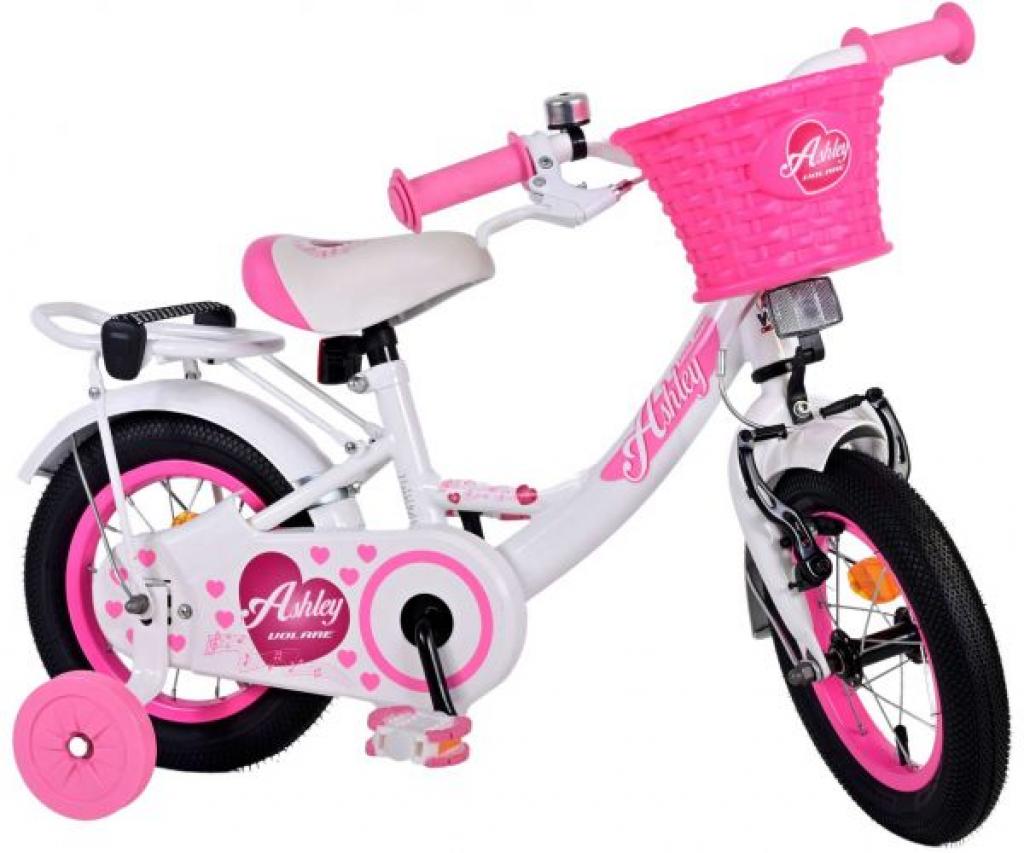 Volare Ashley Kinderfahrrad - Mädchen - 12 Zoll - Weiß