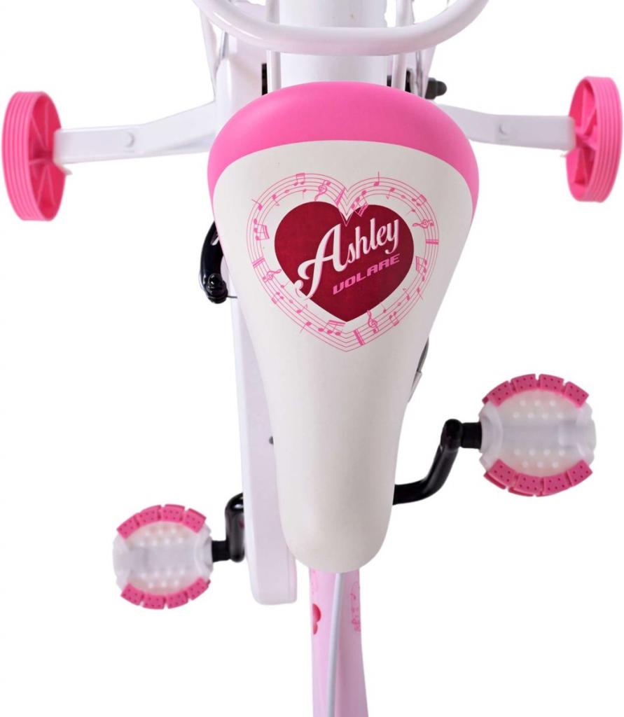 Volare Ashley Kinderfahrrad - Mädchen - 18 Zoll - Rosa - Zweihandbremsen