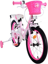 Volare Ashley Kinderfahrrad - Mädchen - 18 Zoll - Rosa - Zweihandbremsen