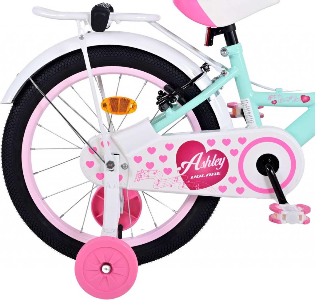 Volare Ashley Kinderfahrrad - Mädchen - 18 Zoll - Grün - Zweihandbremsen