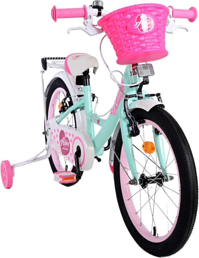 Volare Ashley Kinderfahrrad - Mädchen - 18 Zoll - Grün - Zweihandbremsen