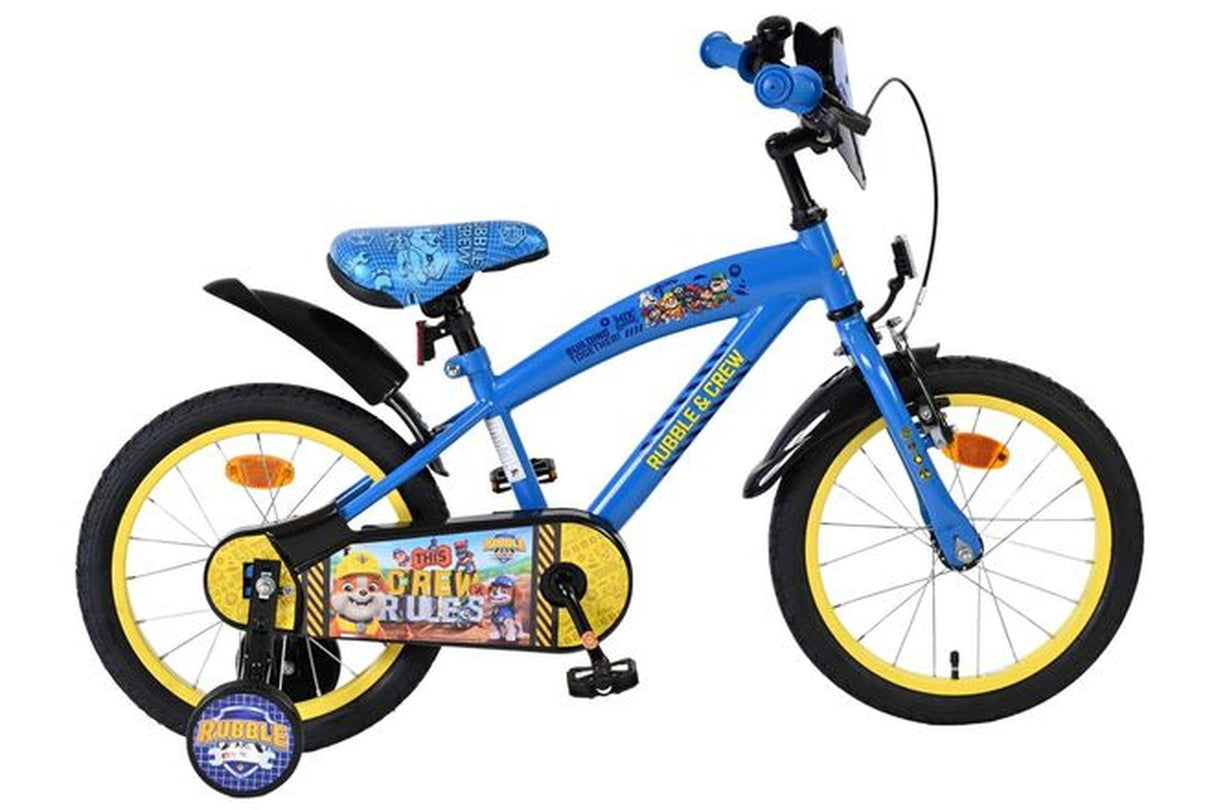 Volare Rubble & Crew Kinderfahrrad - Jungen - 16 Zoll - Blau