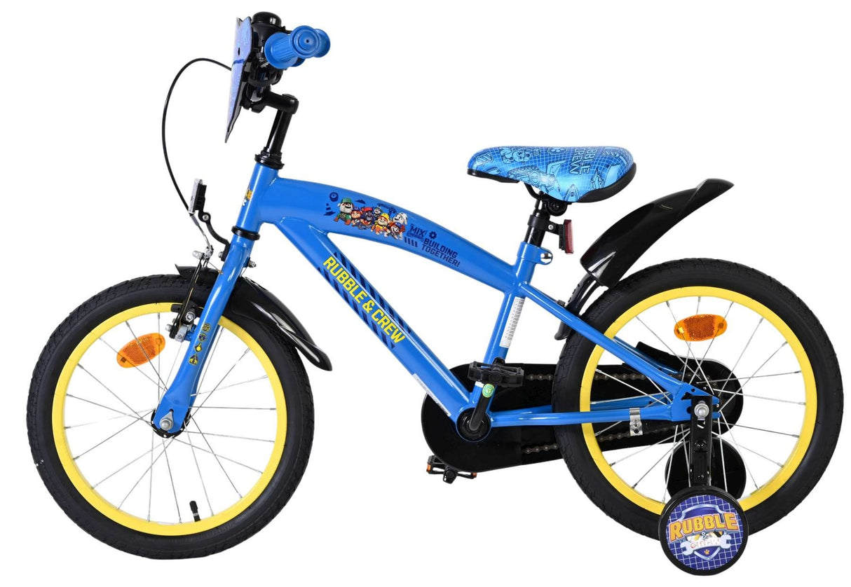 Volare Rubble & Crew Kinderfahrrad - Jungen - 16 Zoll - Blau