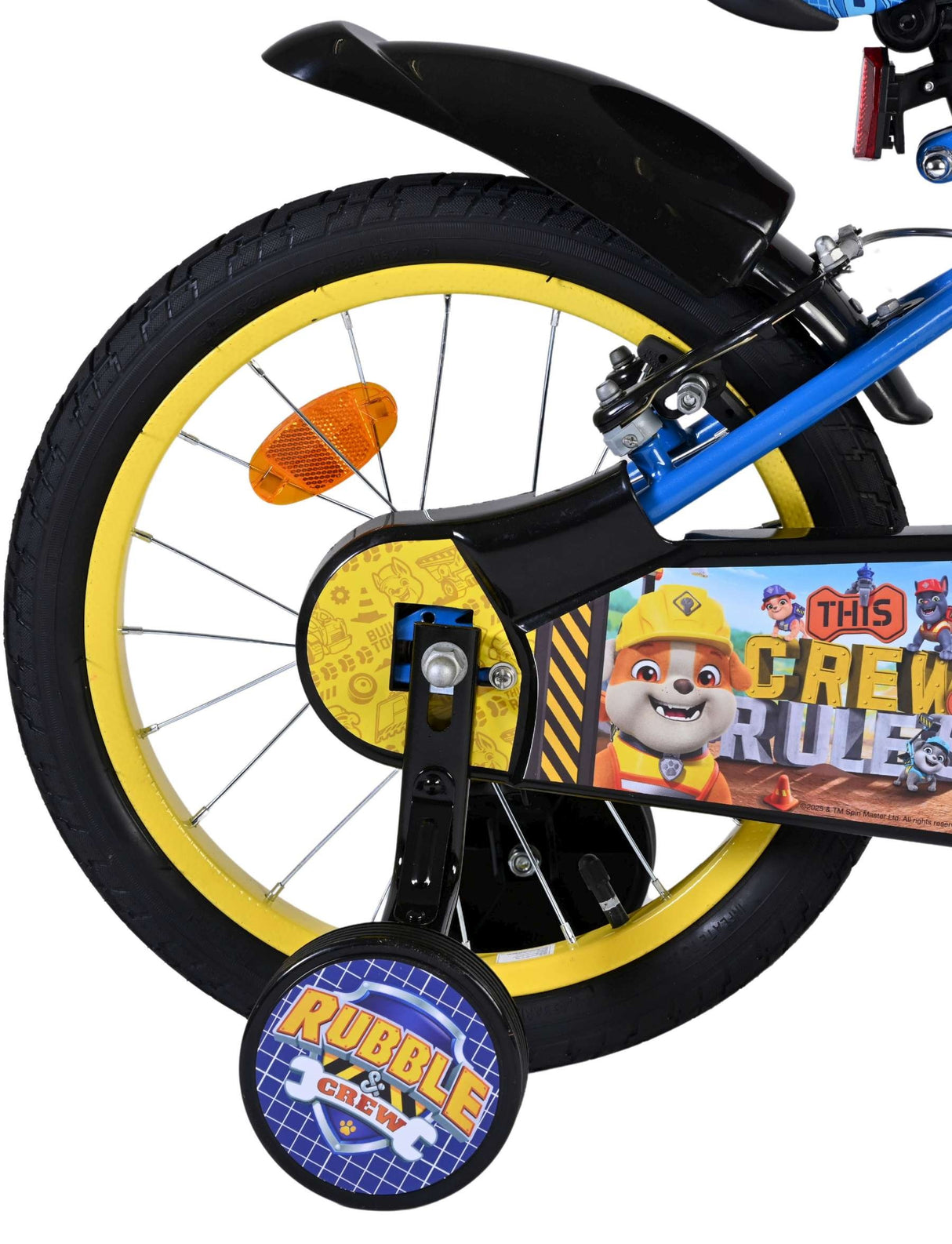 Rubble & Crew Kinderfahrrad - Jungen - 16 Zoll - Blau - Zwei Handbremsen