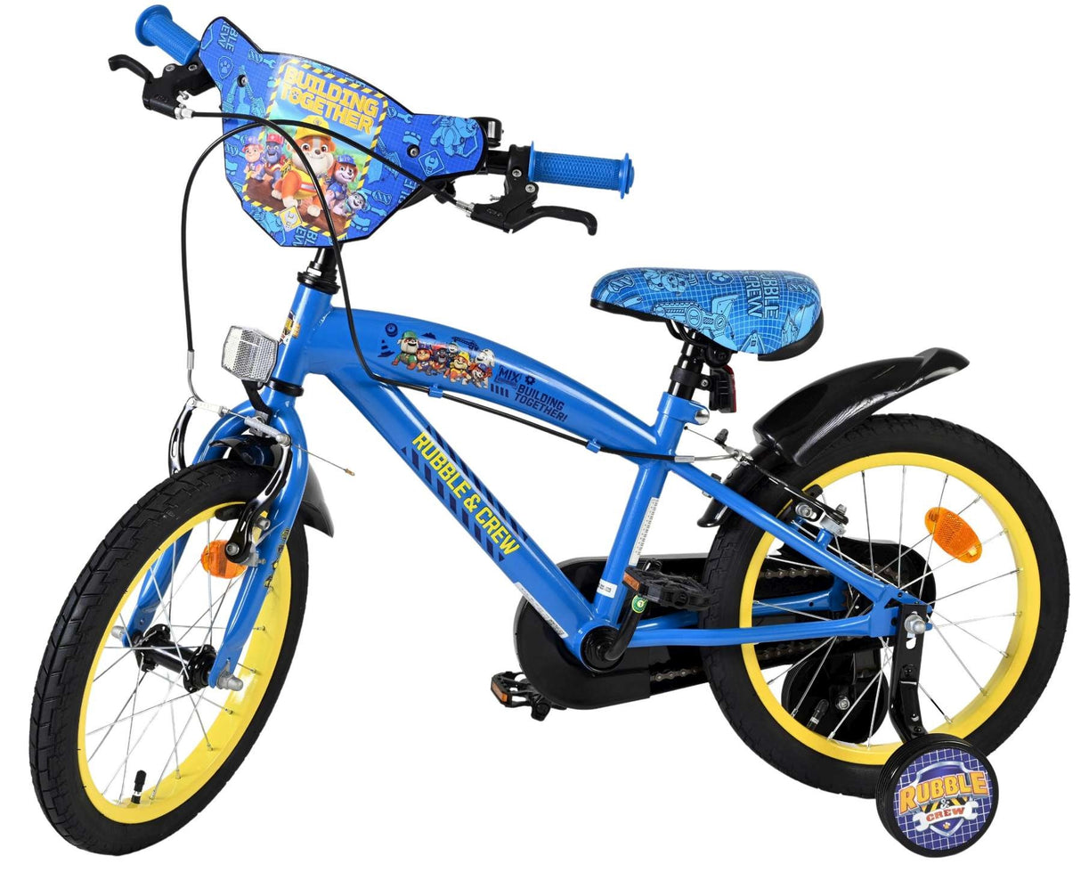 Rubble & Crew Kinderfahrrad - Jungen - 16 Zoll - Blau - Zwei Handbremsen