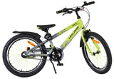 Volare Rocky Kinderfahrrad - 20 Zoll - 3 Gänge - Grün/Grau