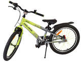 Volare Rocky Kinderfahrrad - 20 Zoll - 3 Gänge - Grün/Grau