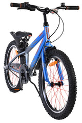 Volare Rocky Kinderfahrrad - 20 Zoll - 3 Gänge - Blau/Grau