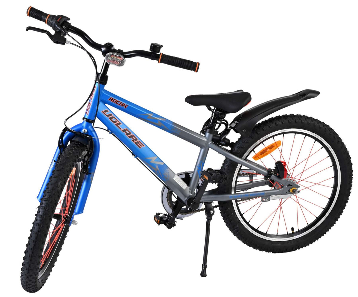 Volare Rocky Kinderfahrrad - 20 Zoll - 3 Gänge - Blau/Grau