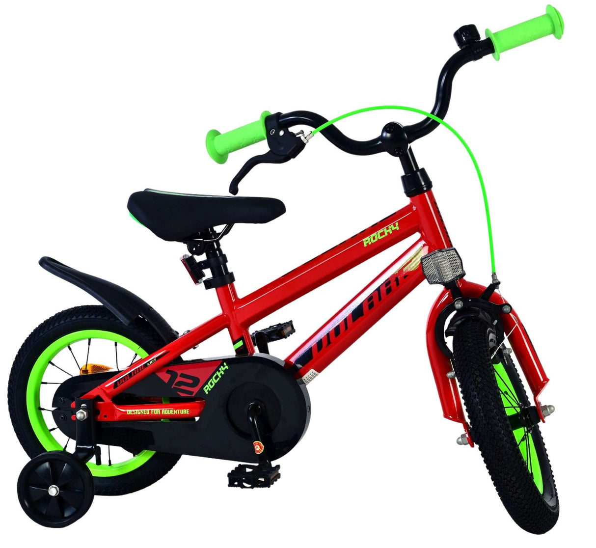Volare Rocky Kinderfahrrad - Jungen - 12 Zoll - Rot
