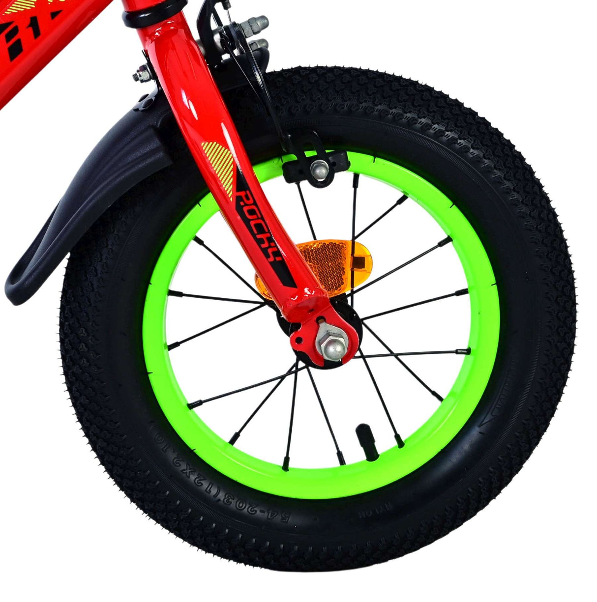Volare Rocky Kinderfahrrad - Jungen - 12 Zoll - Rot