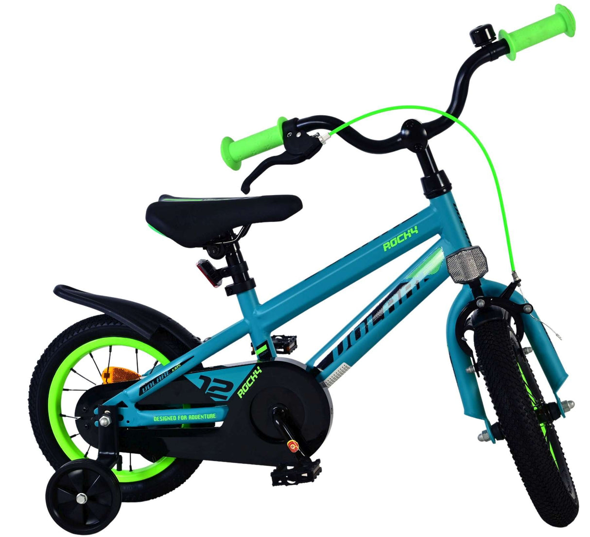 Volare Rocky Kinderfahrrad - Jungen - 12 Zoll - Grün