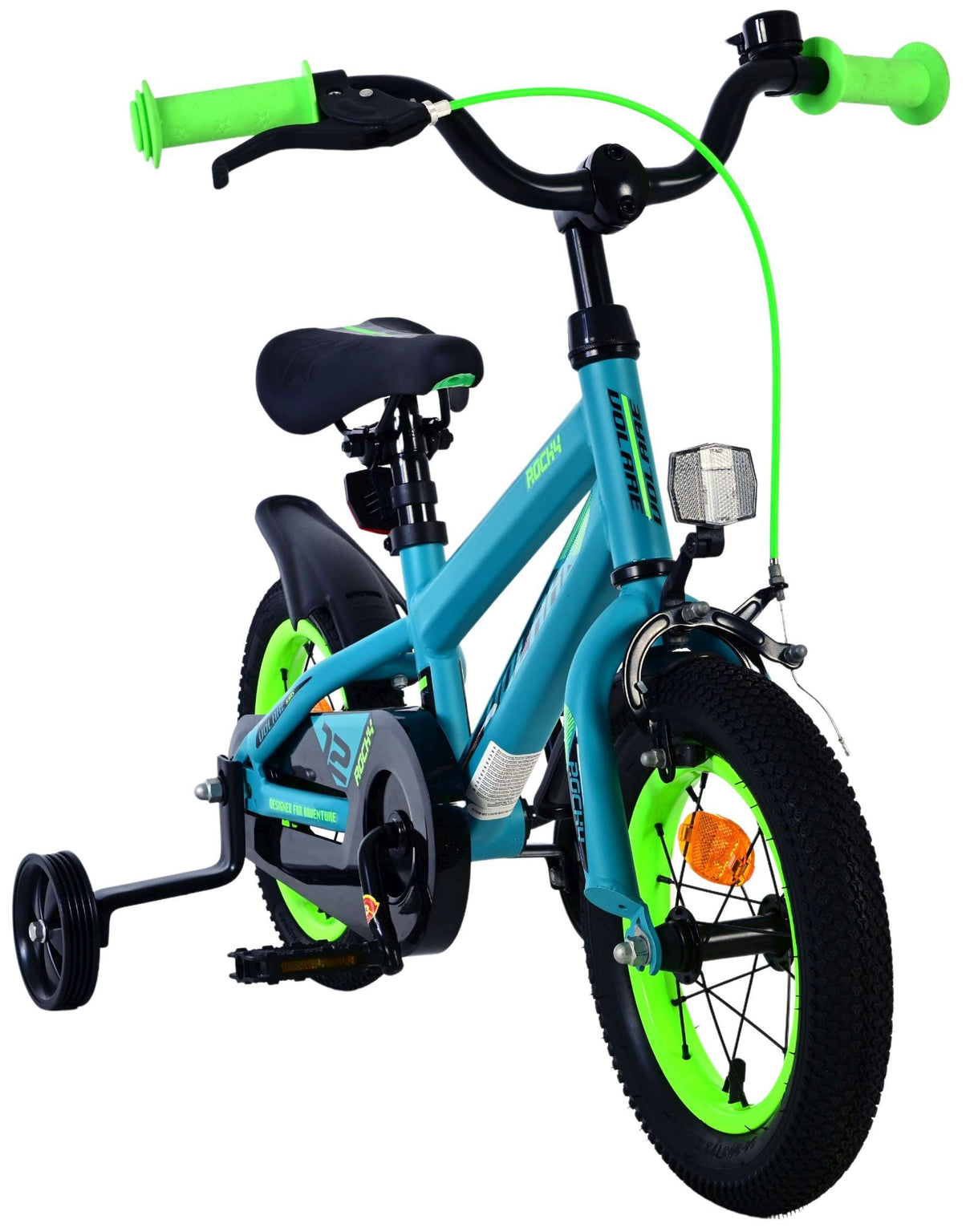 Volare Rocky Kinderfahrrad - Jungen - 12 Zoll - Grün